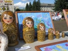 Выставка преподавателей Школы, принявших участие в праздновании Дня города.